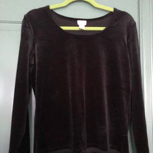 JJill womans velvet top